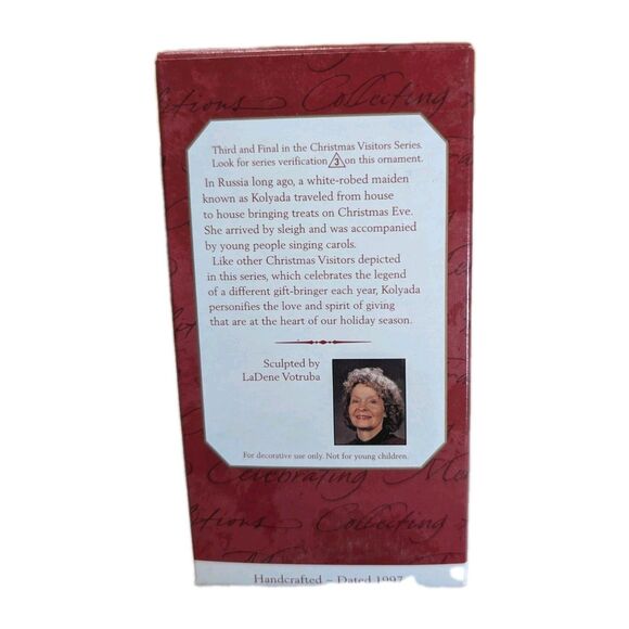 Hallmark Keepsake 1997 Kolyada Christmas Visitors Ornament Collector's Series - Picture 5 of 6